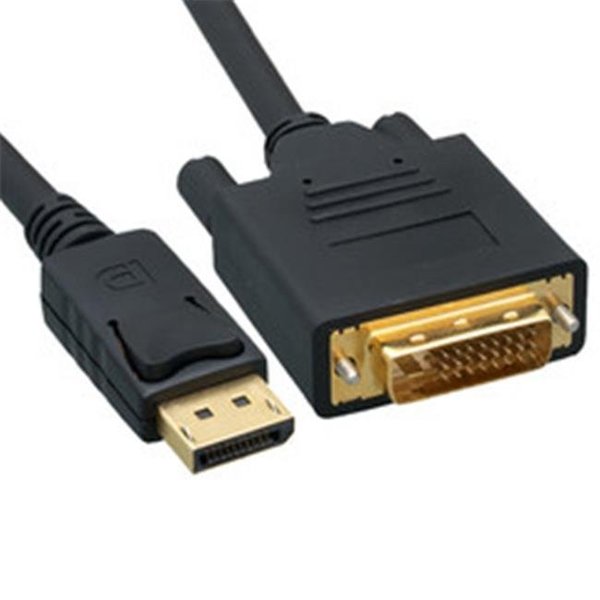 Cable Wholesale Cable Wholesale DisplayPort to DVI Video Cable; DisplayPort Male to DVI Male; 3 foot 10H1-61103